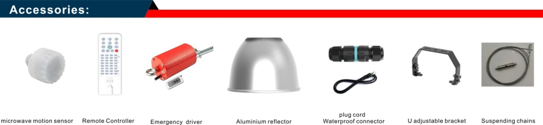 50W/80W/100W/120W/150W/200W/240W/300W UL Class I, Division II Iecex Atex LED Explosion Proof Highbay Light