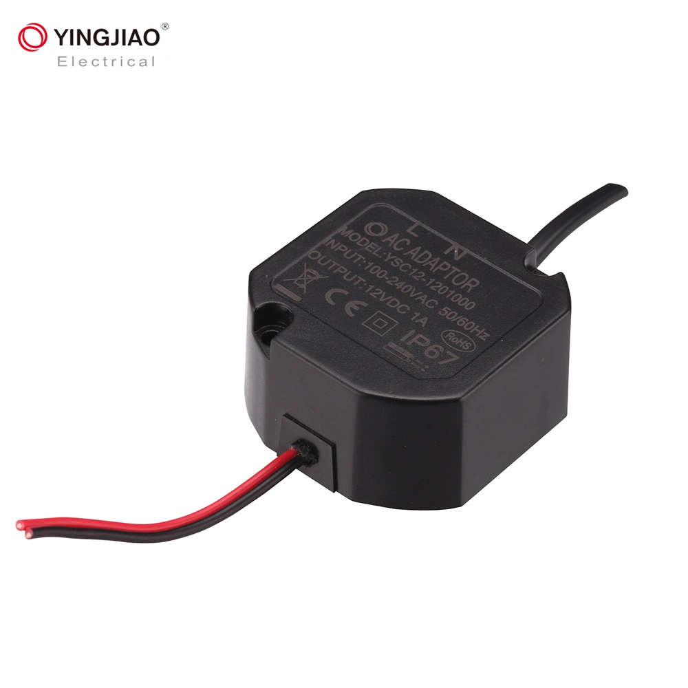 IP67 Plastic Square Shape Waterproof Switching Power Supply