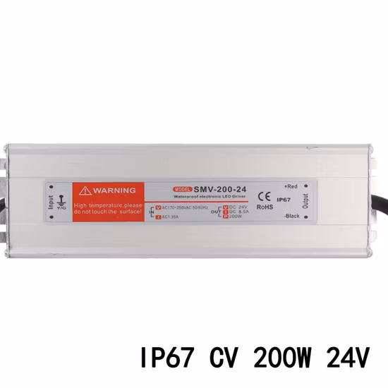 200 W 24 VDC 8,3 A wasserdichtes Konstantspannungs-LED-Schaltnetzteil