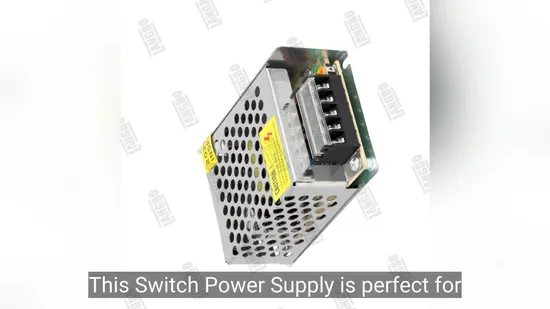 Leichter und dünner LED-Treiber, 12 V, 60 W, Konstantspannungs-Kunststoff-Netzteil