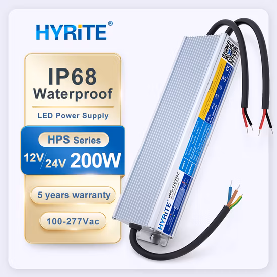 300 W hoher Wirkungsgrad mit Pfc-LED-Netzteil, wasserdichter IP67-LED-Treiber